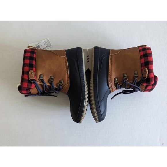 NWT Gap Kids Duck Boots Size 1/2 Youth Winter Snow Boots Lace Up Thinsulate - Picture 4 of 8